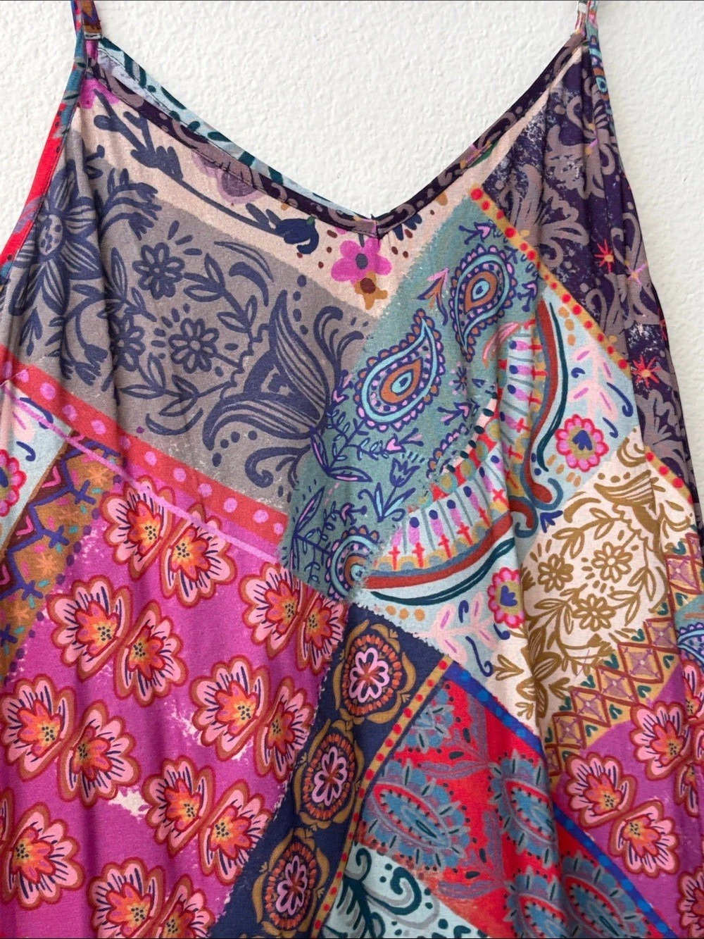 Natural Life Gracie Slip Maxi Dress in Multicolor XL NWT - Picture 7 of 8